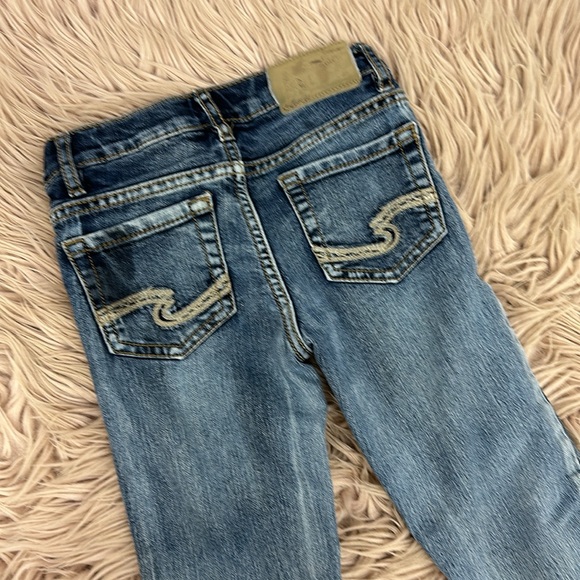 Girls Silver Jeans - Picture 3 of 3